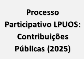 Contribuições públicas do processo participativo da LPUOS