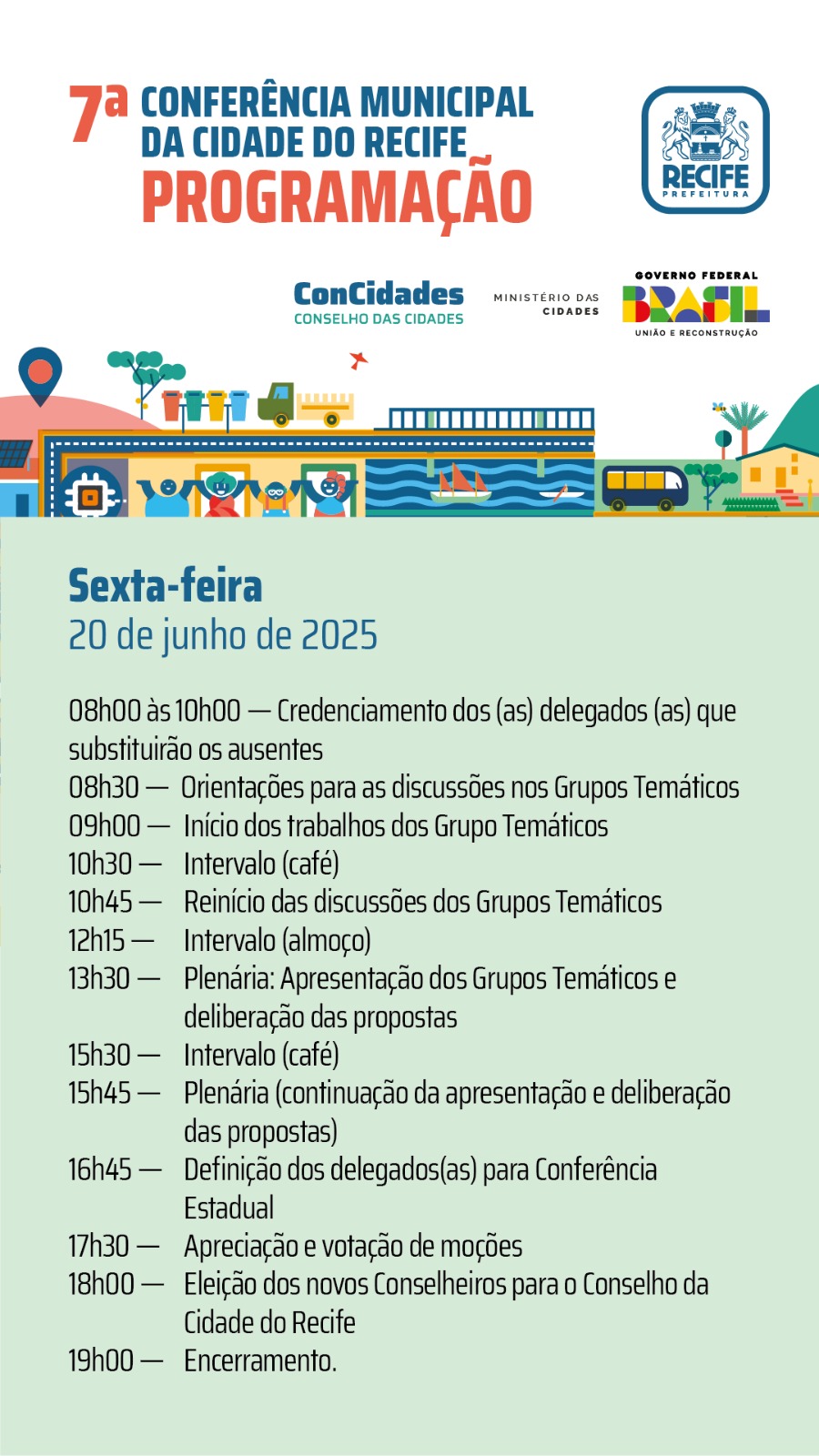 Programação 7ª Conferência - SEXTA